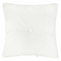Natural Canvas Outdoor Tufted Back Cushion
