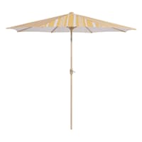 Honeybloom Premium Yellow Stripe Round Patio Umbrella, 9'