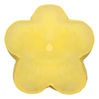 Tiny Dreamers Yellow Flower Shaped Squishy Pillow, 18x5