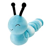 Tiny Dreamers Fairy Garden Blue Caterpillar Pillow, 13"