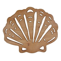 Ty Pennington Wooden Seashell Wall Decor, 9.8"