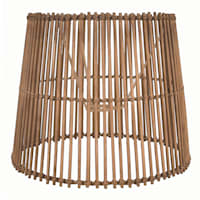 Found & Fable Natural Rattan Small Table Lamp Shade, 9x11x9