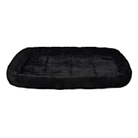 Bolster Black Dog Bed, Medium
