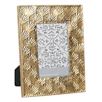 Found & Fable Gold Ornate Metal Tabletop Picture Frame, 4x6