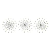 Providence Set of 3 Silver Wall Burst