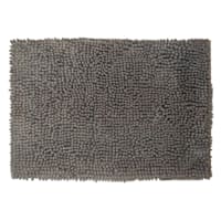 Essential Noodle Dark Grey Bath Rug, 17x24