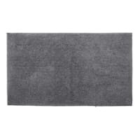 Essential Cut Pile Dark Grey Bath Rug, 20x34
