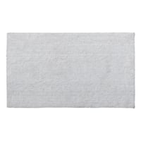 Essential Cut Pile White Bath Rug, 20x34