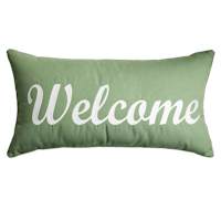 Ty Pennington Tan Starfish Embroidered Outdoor Lumbar Throw Pillow, 14x20