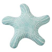 Ty Pennington Teal Starfish Shaped Outdoor Throw Pillow, 24"