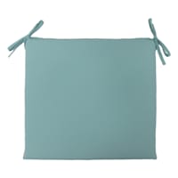 Canal Blue Canvas Outdoor Square Seat Cushion