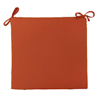 Terracotta Canvas Outdoor Square Seat Cushion