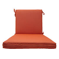Terracotta Canvas Outdoor Hinged Cushion