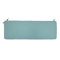 Canal Blue Canvas Outdoor Bench Cushion