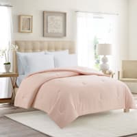Pink Microfiber Comforter, Twin/Twin XL