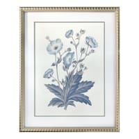 Providence Glass Framed Floral Print Wall Art, 17x21