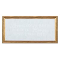 Providence Framed Love Grows Canvas Wall Sign, 24x12