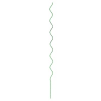 Light Green Twisted Steel Yard Stake, 60"