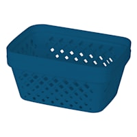 2-Pack Navy Blue Brickor Storage Trays, Small