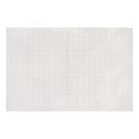 Honeybloom Woven Square White Bath Rug, 20x30