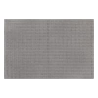 Honeybloom Woven Square Dark Grey Bath Rug, 20x30