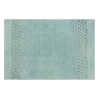 Providence Reversible Sea Green Bath Rug, 20x30