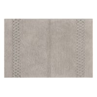 Providence Reversible Grey Bath Rug, 20x30