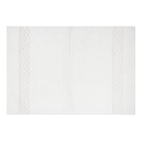Providence Reversible White Bath Rug, 17x24