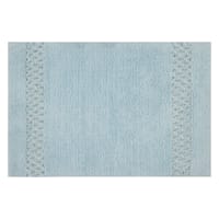 Providence Reversible Light Blue Bath Rug, 17x24