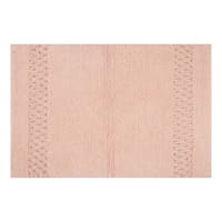 Providence Reversible Pink Bath Rug, 17x24