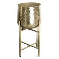 Found & Fable Hammered Planter Stand, Small