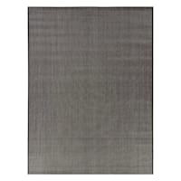 (E490) Crosby St. Essenza Black Outdoor Area Rug, 5x7