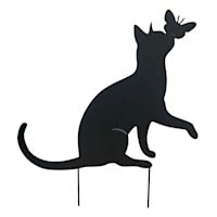 Silhouettes Yard Stake, Cat