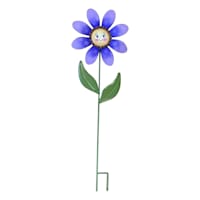 Purple Flower Yard Stake