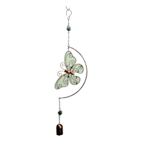 Butterfly Garden Wind Chime, 22x6.5