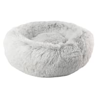 Round Grey Eyelash Pet Cuddler, 23"