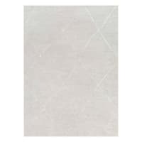 (B878) Alder Grey Diamond Design Washable Area Rug, 8x10
