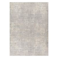 (B879) Alder Taupe High-Low Washable Accent Rug, 3x5