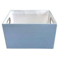 Tiny Dreamers Cerulean Fabric Storage Basket, Medium