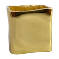 Crosby St. Set of 4 Gold Square Napkin Rings