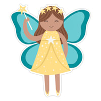 Tiny Dreamers Blue Winged Fairy Wall Decor, 15x13