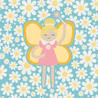Tiny Dreamers Fairy LED Canvas Wall Art, 12"