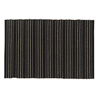 Crosby St. Black Ribbed Placemat
