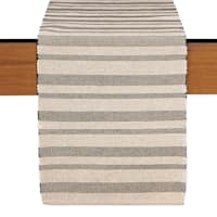 Crosby St. Natural Ribbed Table Runner, 72"