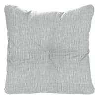 Tahiti Silver Outdoor Tufted Back Cushion