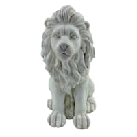 Lion Outdoor Garden Statue, 24"