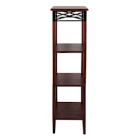 Metal & Wood Plant Stand, Medium