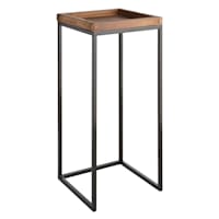 Wood & Metal Plant Stand, Large