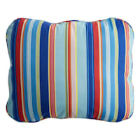 Multi Stripe Corded Outdoor Back Cushion