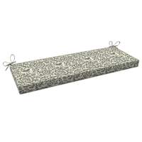Honeybloom Endive Floral Outdoor Bench Cushion